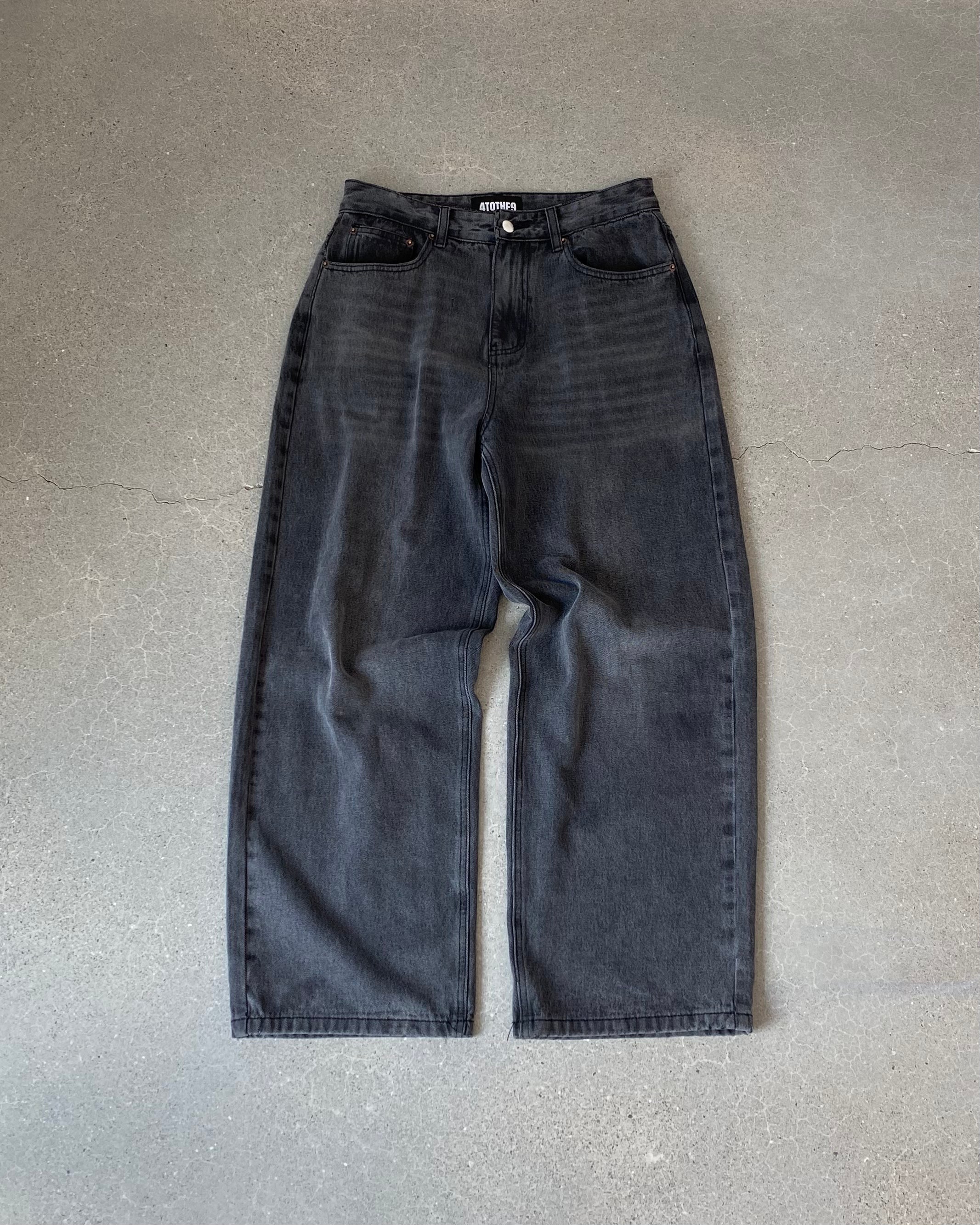 Stone Grey Distressed Denims – 4tothe9