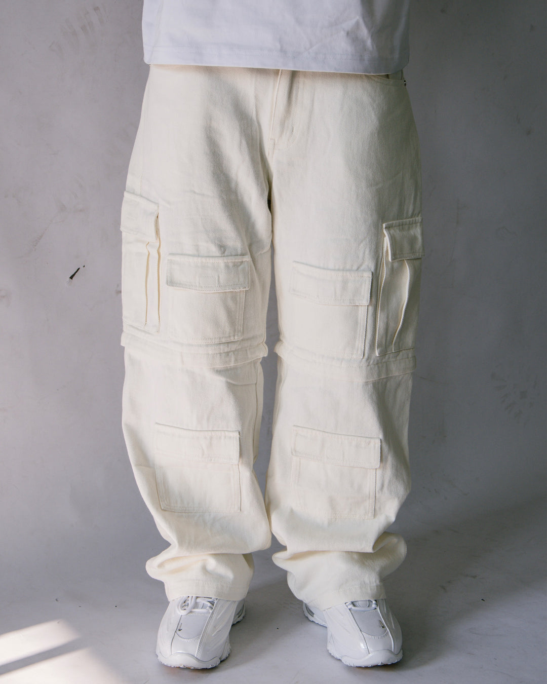 Detachable Beige Cargos