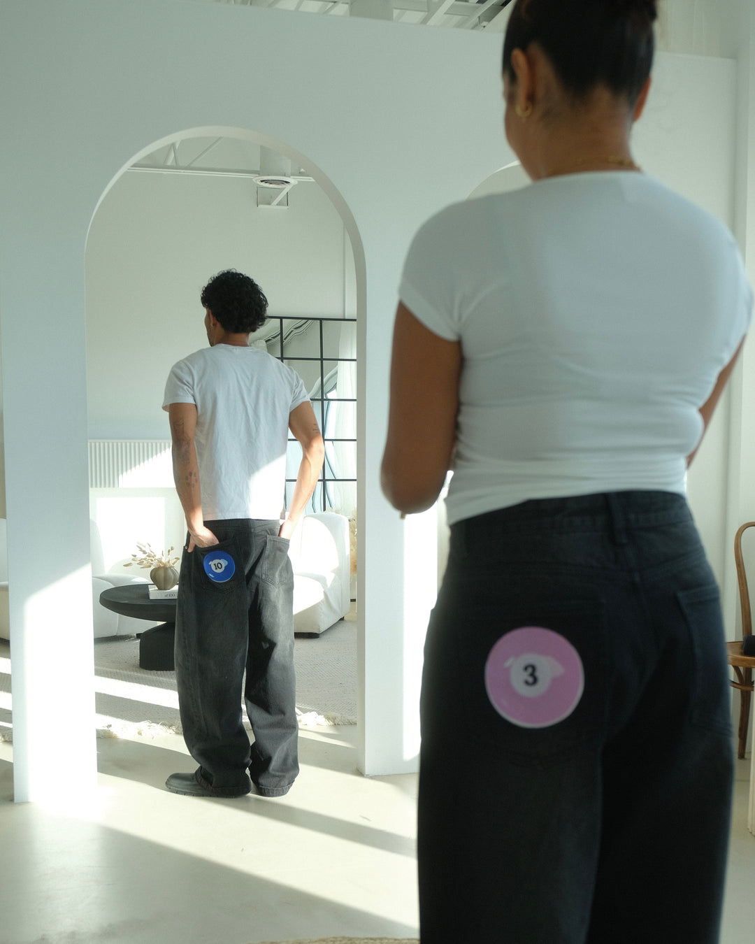 Velcro Billiard Jeans