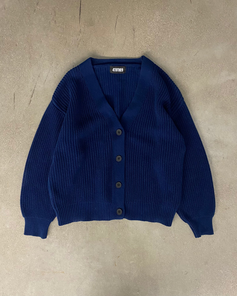 トップス SATUR Cotton Collar Half Cardigan Navy トップス SATUR Cotton Collar Half Cardigan Navy MUSINSA