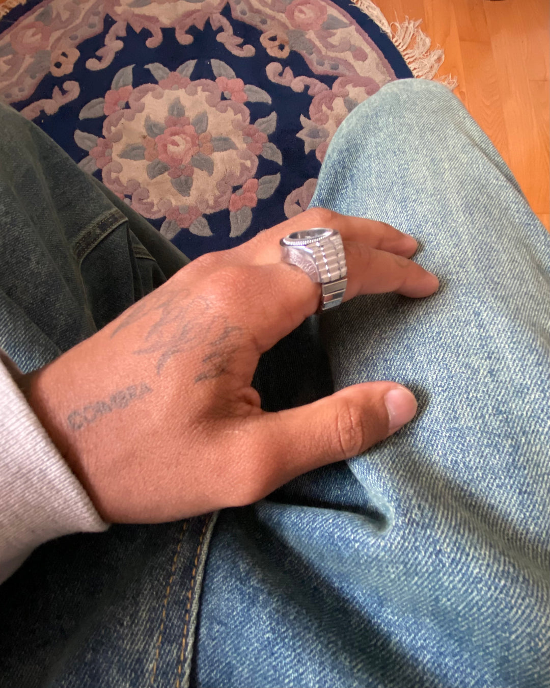 Gold Clock Ring