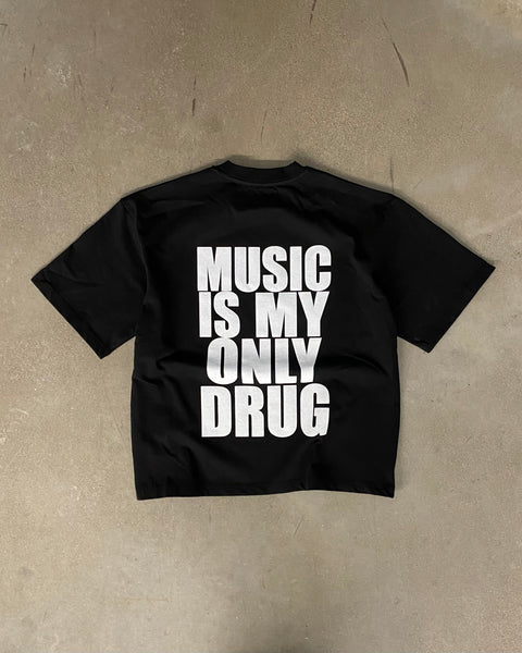 Is-ness MUSIC my drug of choice Tシャツ 黒 M Is-ness MUSIC my drug of choice Tシャツ 黒 M - メルカリ
