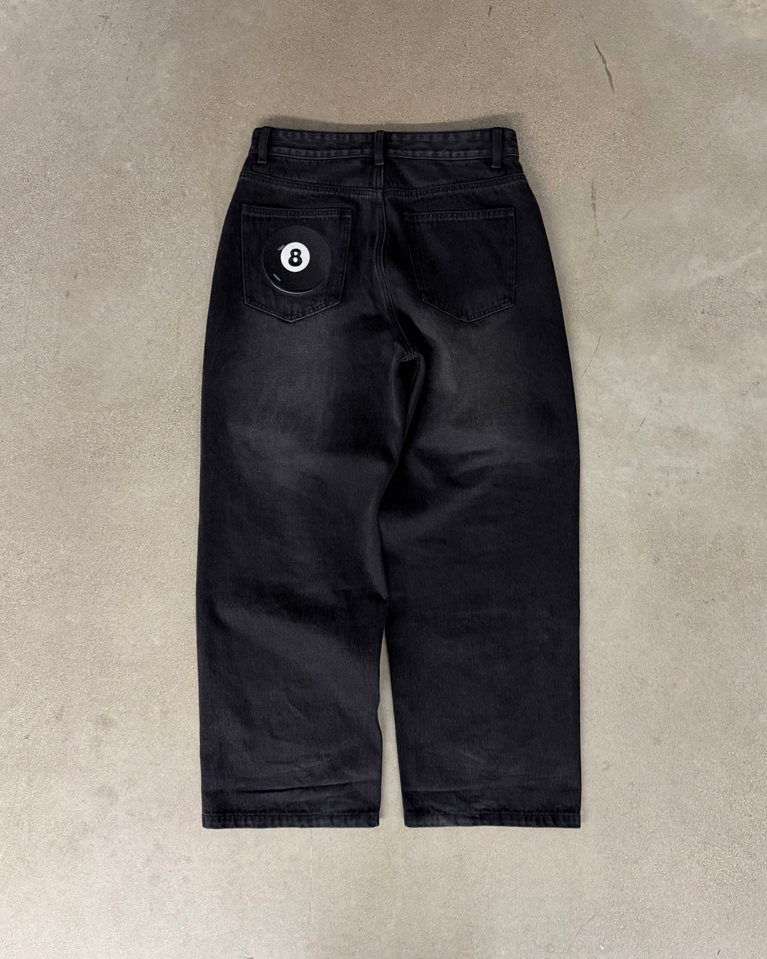 Embroidered Patch Denim Jeans