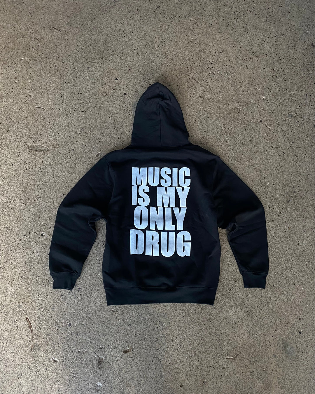 Music Is My Only Drug Zip Up Hoodie
