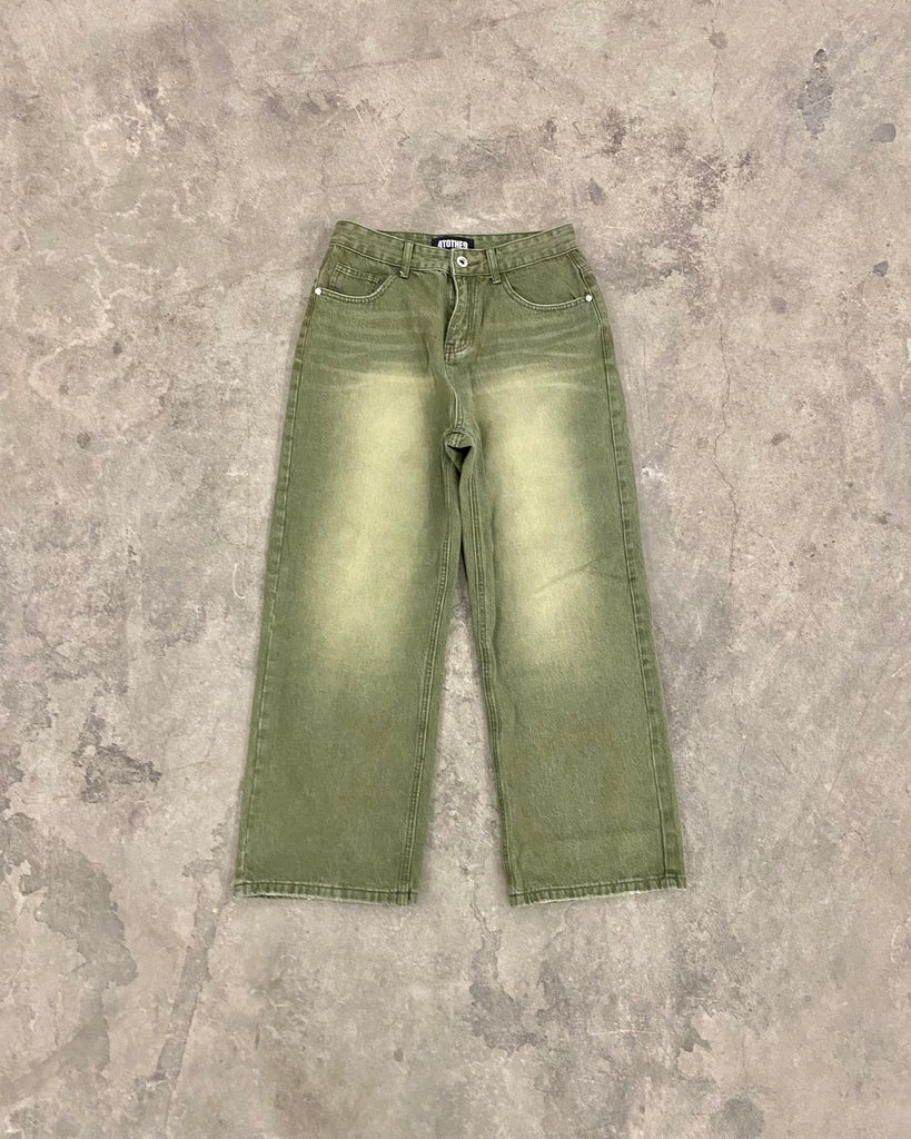 Distressed sales green jeans