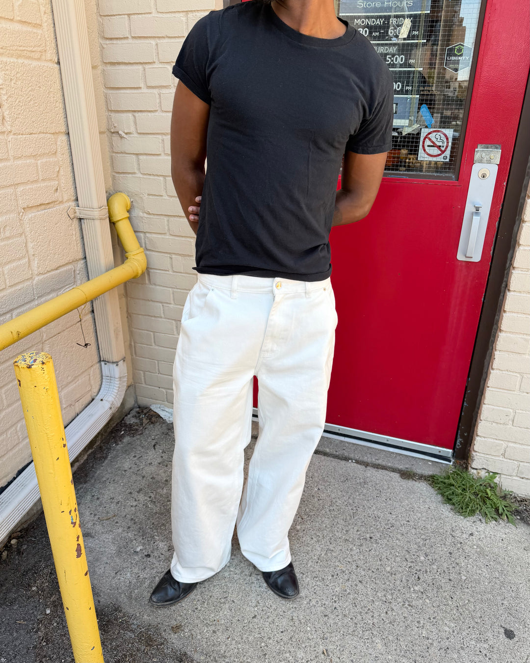 Cloud White Denim Jeans