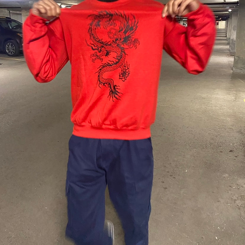 XL Red Dragon Sweatshirt